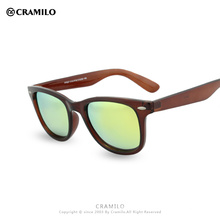 Cramilo CLASSIC Gafas de sol Hombres Mujeres Marca Diseñador club Gafas Revestimiento Espejo Gafas de sol Moda Oculos De Sol FP027